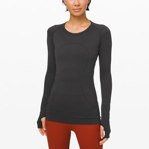 Lululemon Black Long Sleeve Swiftly Tech Crew